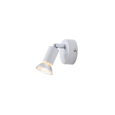 ΣΠΟΤ ΚΙΝΗΤΟ ΜΕΤΑΛΛΙΚΟ Max 7W 1XGU10 D70XH105mm ΛΕΥΚΟ  ARTE ILLUMINA VORRAS