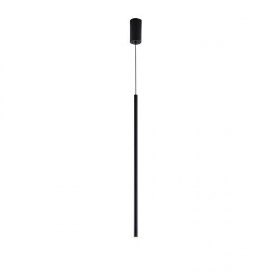 ΦΩΤΙΣΤΙΚΟ ΚΡΕΜΑΣΤΟ ΑΛΟΥΜΙΝΙΟ LED 3W 210Lm 3000K Φ50X1200mm ΜΑΥΡΟ ARTE ILLUMINA CASCADE