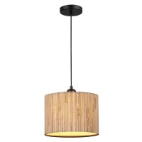 ΦΩΤΙΣΤΙΚΟ ΚΡΕΜΑΣΤΟ PAMPAS E27 MAX 15W 250x1260mm MΑΥΡΟ ARTE ILLUMINA AENON