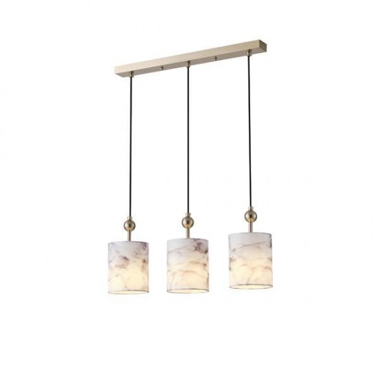 ΦΩΤΙΣΤΙΚΟ ΚΡΕΜΑΣΤΟ 3ΦΩΤΟ 3XE14 ΜΑΧ 15W 570X130X1000mm ARTE ILLUMINA VERONA
