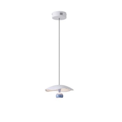 ΦΩΤΙΣΤΙΚΟ ΚΡΕΜΑΣΤΟ ΑΛΟΥΜΙΝΙΟ  LED 8W 3000Κ 400Lm Φ230mm ΜΠΛΕ ARTE ILLUMINA ENIGMA