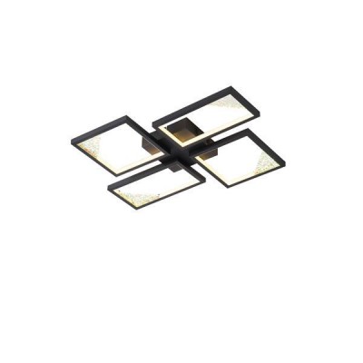 ΦΩΤΙΣΤΙΚΟ ΟΡΟΦΗΣ AΛΟΥΜΙΝΙΟ LED 36W 1200Lm 3000K 450X580X55mm AΣΗΜΙ ARTE ILLUMINA SQUARE