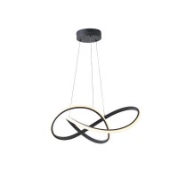 ΦΩΤΙΣΤΙΚΟ ΚΡΕΜΑΣΤΟ ΑΛΟΥΜΙΝΙO LED 30W 3000Κ  2000Lm Φ60mm ΜΑΥΡΟ ARTE ILLUMINA VENUS