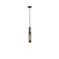 ΦΩΤΙΣΤΙΚΟ ΚΡΕΜΑΣΤΟ TΣΙΜΕΝΤΟ&ΜΕΤΑΛΛΟ 1XE27 MAX 40W 655X655X380mm ΜΑΥΡΟ ARTE ILLUMINA SCOURO