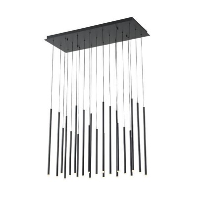 ΦΩΤΙΣΤΙΚΟ ΚΡΕΜΑΣΤΟ ΑΛΟΥΜΙΝΙΟ LED 47W 3000K 4700Lm 940X1500mm ΜΑΥΡΟ ARTE ILLUMINA CASCADE