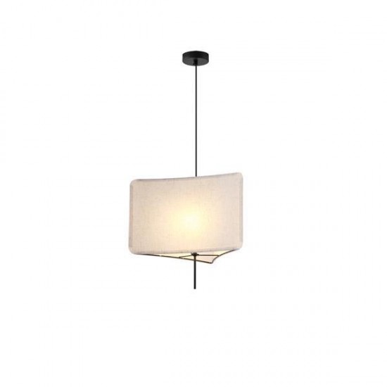 ΦΩΤΙΣΤΙΚΟ ΚΡΕΜΑΣΤΟ ΥΦΑΣΜΑ  1XΕ27 MAX 40W  Φ480Χ900mm ΜΠΕΖ ARTE ILLUMINA TOSCANY