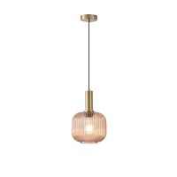 ΦΩΤΙΣΤΙΚΟ ΚΡΕΜΑΣΤΟ ΑΝΑΓΛΥΦΟ ΓΥΑΛΙ 1XΕ27 MAX 15W 200X180X1200mm ΜΕΛΙ ARTE ILLUMINA TOPAZ