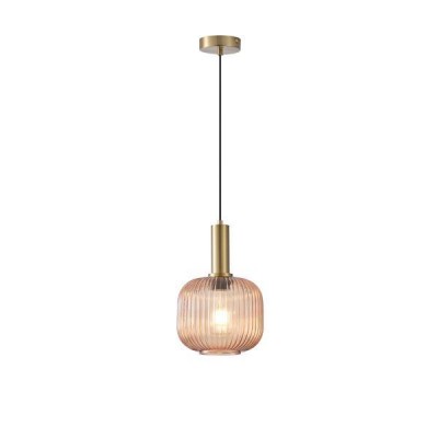 ΦΩΤΙΣΤΙΚΟ ΚΡΕΜΑΣΤΟ ΑΝΑΓΛΥΦΟ ΓΥΑΛΙ 1XΕ27 MAX 15W 200X180X1200mm ΜΕΛΙ ARTE ILLUMINA TOPAZ