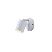 ΣΠΟΤ ΜΕΤΑΛΛΙΚΟ 1XGU10 Max 7W  135X80X95mm  ΛΕΥΚΟ ARTE ILLUMINA OLYMP