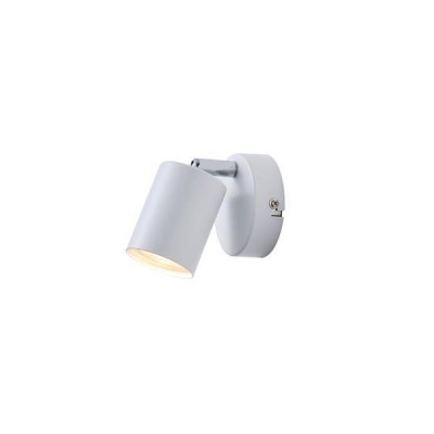 ΣΠΟΤ ΜΕΤΑΛΛΙΚΟ 1XGU10 Max 7W  135X80X95mm  ΛΕΥΚΟ ARTE ILLUMINA OLYMP
