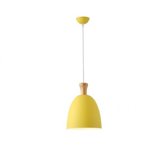 ΦΩΤΙΣΤΙΚΟ ΚΡΕΜΑΣΤΟ ΜΕΤΑΛΛΟ 1XΕ27 Max15w 230X230mm ΚΙΤΡΙΝΟ ARTE ILLUMINA SIMPLO