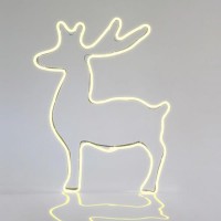 ΤΑΡΑΝΔΟΣ, 3m NEON LED ΦΩΤΟΣΩΛΗΝΑΣ, ΜΟΝΟΚΑΝΑΛΟΣ, ΘΕΡΜΟ ΛΕΥΚΟ, 51x65cm, IP44