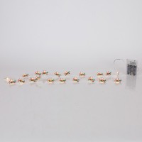 ΣΕΙΡΑ, 20 MINI LED, ΑΓΙΟΣ ΒΑΣΙΛΗΣ ΜΕ ΑΕΡΟΠΛΑΝΟ, ΜΠΑΤΑΡΙΑΣ 3xAA, ΧΡΟΝΟΔΙΑΚΟΠΤΗ, ΑΣΗΜΙ ΧΑΛΚΙΝΟ ΚΑΛΩΔΙΟ, ΘΕΡΜΟ ΛΕΥΚΟ LED ΑΝΑ 10cm, ΠΡΟΕΚΤΑΣΗ ΠΑΡΟΧΗΣ 30cm, IP20