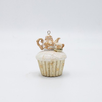 ΣΤΟΛΙΔΙ ΠΟΛΥΡΕΖΙΝ, CUPCAKE ΜΕ ΤΣΑΓΙΕΡΑ, ΣΑΜΠΑΝΙ, 5x7cm