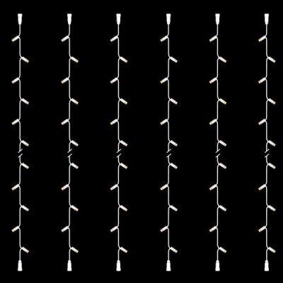 ΣΕΙΡΑ, DIY ΣΕΤ 6 ΤΜΧ, 30 LED, ΛΕΥΚΟ ΚΑΟΥΤΣΟΥΚ ΚΑΛΩΔΙΟ, 2 ΕΠΕΚΤΑΣΕΙΣ, ΘΕΡΜO ΛΕΥΚO LED ΑΝΑ 10cm, ΙΡ65