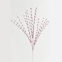 ΚΛΑΔΙ, ΡΟΖ, ΜΕ ΓΚΛΙΤΕΡ ΠΕΡΛΕΣ, 150cm