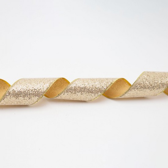 ΚΟΡΔΕΛΑ, ΧΡΥΣΗ, ΜΕ GLITTER, 6.30cm, 10M