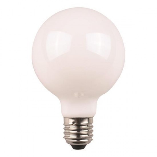ΛΑΜΠΑ LED ΓΛΟΜΠΟΣ G125 CROSSED FILAMENT 8W Ε27  4000K 220-240V MILKY