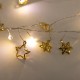 ΣΕΙΡΑ 20 MINI LED ΜΕ ΔΙΑΚΟΣΜΗΤΙΚΑ ΑΣΤΕΡΙΑ , ΜΠΑΤΑΡΙΑΣ 3ΧΑΑ, TIMER, ΘΕΡΜΟ ΛΕΥΚΟ LED, ΑΣΗΜΙ ΧΑΛΚΙΝΟ ΚΑΛΩΔΙΟ, ΠΡΟΕΚΤΑΣΗ ΠΑΡΟΧΗΣ 30cm, IP20