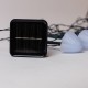 ΣΕΙΡΑ, 8 LED 5mm, ΛΕΥΚΑ ΠΛΑΣΤΙΚΑ ΜΑΝΙΤΑΡΙΑ H20cm, ΗΛΙΑΚΟ ΠΑΝΕΛ ΜΕ ΑΙΣΘΗΤΗΡΑ ΦΩΤΟΣ, ΠΡΑΣΙΝΟ PVC ΚΑΛΩΔΙΟ, ΘΕΡΜΟ ΛΕΥΚΟ LED ANA 50cm, ΠΡΟΕΚΤΑΣΗ ΠΑΡΟΧΗΣ 1m, IP44