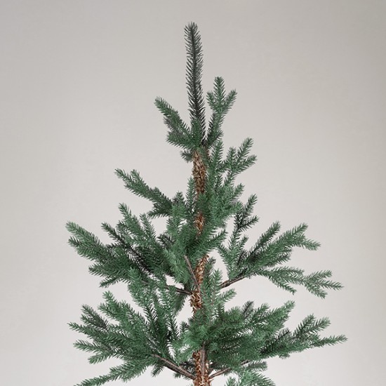 ΔΕΝΤΡΟ ΔΑΝΙΑ, PE KAI PVC, ΜΕ ΞΥΛΙΝΟ ΚΟΡΜΟ ΣΤΗ ΒΑΣΗ, 210cm