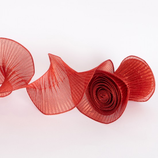 ΚΟΡΔΕΛΑ ΣΠΙΡΑΛ, ΚΟΚΚΙΝΗ, 500x12cm