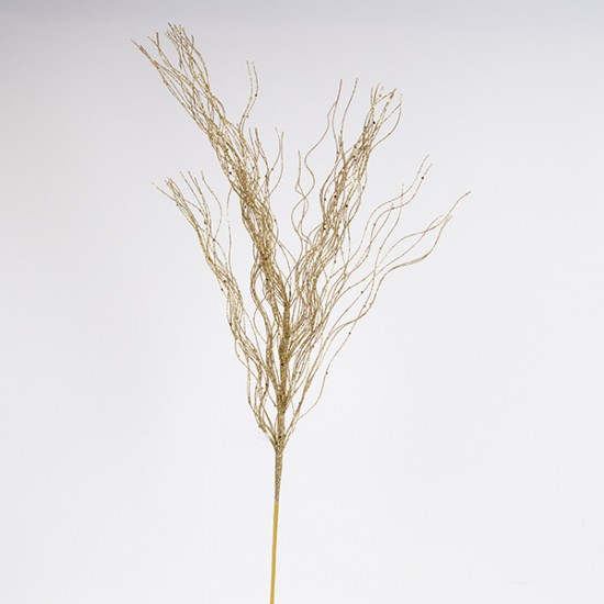 ΚΛΑΔΙ ΚΥΜΑΤΙΣΤΟ, ΧΡΥΣΟ, 83cm