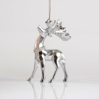 ΤΑΡΑΝΔΟΣ ΑΚΡΥΛΙΚΟΣ, ΜΑΤ ΑΣΗΜΙ, ΜΕ GLITTER, 7x11,6cm