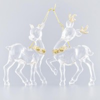 ΕΛΑΦΑΚΙΑ ΑΚΡΥΛΙΚΑ, ΜΕ ΧΡΥΣΟ GLITTER ΚΑΙ ΧΡΥΣΗ ΜΕΤΑΛΙΚΗ ΚΑΜΠΑΝΟΥΛΑ, 2 ΣΧΕΔΙΑ 10,2x0,7x12,7cm, ΤΙΜΗ ΑΝΑ ΤΜΧ