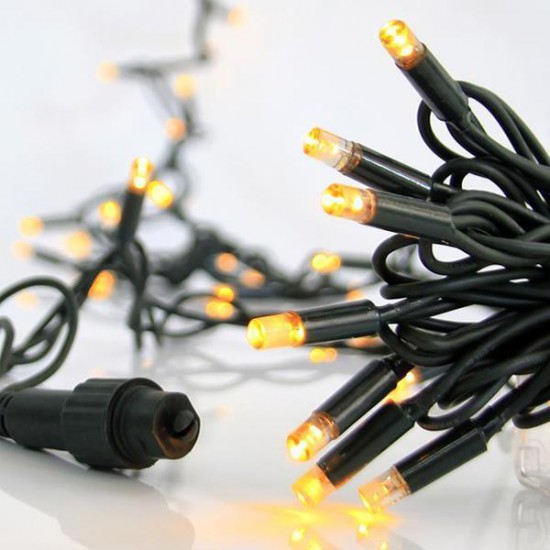ΣΕΙΡΑ, 100 LED 5mm ΜΕ ΚΑΛΥΜΜΑ, 230V, 3 ΕΠΕΚΤΑΣΕΙΣ ΕΩΣ 20 ΣΕΤ, ΠΡΑΣΙΝΟ ΚΑΟΥΤΣΟΥΚ ΚΑΛΩΔΙΟ, ΘΕΡΜO ΛΕΥΚO LED ΑΝΑ 10cm, ΠΡΟΕΚΤΑΣΗ ΠΑΡΟΧΗΣ 1.5m, ΙΡ67