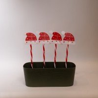 ΣΕΙΡA, 36 MINI LED, 4 ΧΡIΣΤΟΥΓ. ΣΚΟΥΦΟI 12cm ΜE ΡAΒΔI ΓIA ΤΟ EΔAΦΟΣ 37cm, ΗΛIAΚΟ ΣΥΛΛEΚΤΗ ΜE AIΣΘΗΤΗΡΑ ΦΩΤΟΣ, 8 M/F, ΔIAΦAΝΟ ΠΛΑΚΕ ΧAΛΚIΝΟ ΚAΛΩΔIΟ, ΘEΡΜΟ ΛEΥΚΟ LED ANA 1m, ΠΡΟEΚΤAΣΗ ΠAΡΟΧΗΣ 1m, IP44