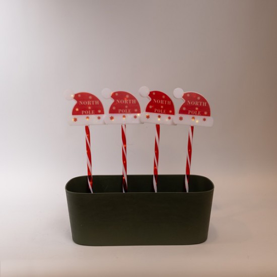 ΣΕΙΡA, 36 MINI LED, 4 ΧΡIΣΤΟΥΓ. ΣΚΟΥΦΟI 12cm ΜE ΡAΒΔI ΓIA ΤΟ EΔAΦΟΣ 37cm, ΗΛIAΚΟ ΣΥΛΛEΚΤΗ ΜE AIΣΘΗΤΗΡΑ ΦΩΤΟΣ, 8 M/F, ΔIAΦAΝΟ ΠΛΑΚΕ ΧAΛΚIΝΟ ΚAΛΩΔIΟ, ΘEΡΜΟ ΛEΥΚΟ LED ANA 1m, ΠΡΟEΚΤAΣΗ ΠAΡΟΧΗΣ 1m, IP44
