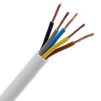 ΚΑΛΩΔΙΟ ΕΥΚΑΜΠΤΟ H05VV-F 5Χ2,5mm² ΛΕΥΚΟ (100m/roll)