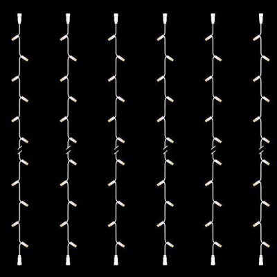 ΣΕΙΡΑ, DIY ΣΕΤ 6 ΤΜΧ, 30 LED, ΛΕΥΚΟ ΚΑΟΥΤΣΟΥΚ ΚΑΛΩΔΙΟ, 2 ΕΠΕΚΤΑΣΕΙΣ, ΘΕΡΜO ΛΕΥΚO LED ΑΝΑ 10cm, ΙΡ65