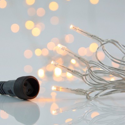 ΣΕΙΡΑ, 700 LED 3mm, 31V & 12W ΜΕΤΑΣΧΗΜΑΤΙΣΤΗ (In. 100-270V), 4 ΕΠΕΚΤΑΣΕΙΣ ΕΩΣ 2 ΣΕΤ,  ΔΙΑΦΑΝΟ PVC ΚΑΛΩΔΙΟ, ΘΕΡΜΟ ΛΕΥΚΟ LED ΑΝΑ 5cm, ΠΡΟΕΚΤΑΣΗ ΠΑΡΟΧΗΣ 3m, ΙΡ44 (ROLL PACK)