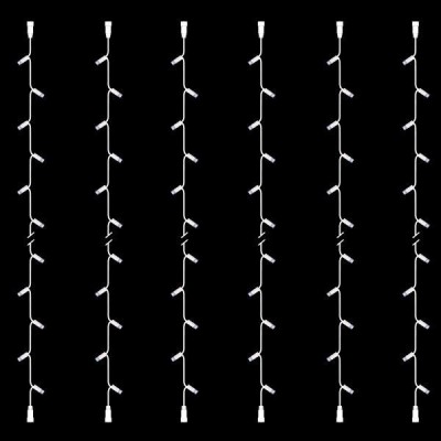 ΣΕΙΡΑ, DIY ΣΕΤ 6 ΤΜΧ, 20 LED, 2 ΕΠΕΚΤΑΣΕΙΣ, ΛΕΥΚΟ ΚΑΟΥΤΣΟΥΚ ΚΑΛΩΔΙΟ, ΛΕΥΚΟ LED ΑΝΑ 10cm, ΙΡ65