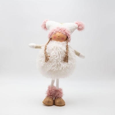 ΚΟΡΙΤΣΑΚΙ ME ΡΟΖ POM POM, 44cm