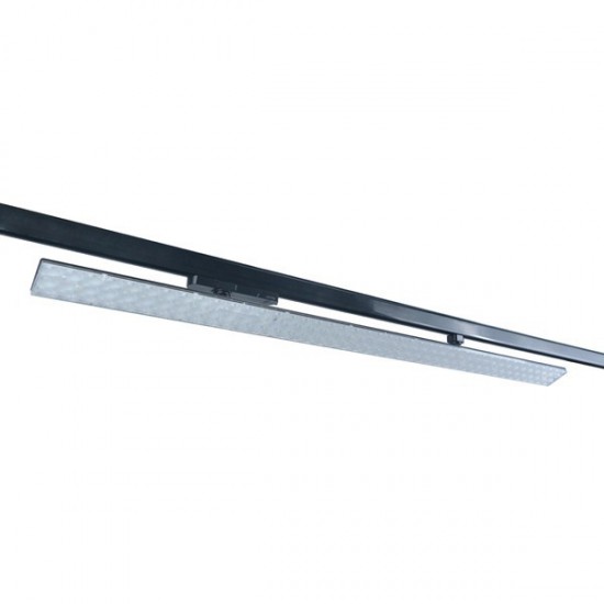  ΦΩΤΙΣΤΙΚΟ ΓΡΑΜΜΙΚΟ ΡΑΓΑΣ ΚΙΝΗΤΟ LED 4 ΓΡΑΜΜΩΝ 40W 114cm 3CCT ΜΑΥΡΟ PRO