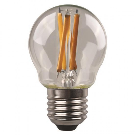 ΛΑΜΠΑ LED ΣΦΑΙΡΙΚΗ CROSSED FILAMENT 4.2W 480lm E27 2700K 220-240V