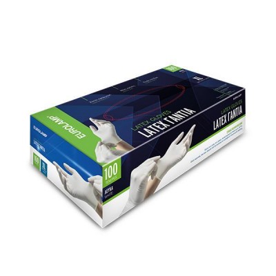 ΓΑΝΤΙΑ LATEX ΜΙΑΣ ΧΡΗΣΗΣ ΧΩΡΙΣ ΠΟΥΔΡΑ ΜΕΓΕΘΟΣ XLARGE 100ΤΕΜ
