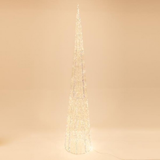 ΚΩΝΟΣ ΦΩΤΙΖΟΜΕΝΟΣ ΙΡΙΔΙΖΩΝ 280cm, 3200 ΘΕΡΜΑ LED, 31V ΜΕΤΑΣΧΗΜΑΤΙΣΤΗ, TIMER, ΑΣΗΜΙ ΧΑΛΚΙΝΟ ΚΑΛΩΔΙΟ, ΘΕΡΜΟ ΛΕΥΚΟ LED, ΠΡΟΕΚΤΑΣΗ ΠΑΡΟΧΗΣ 5m, IP44