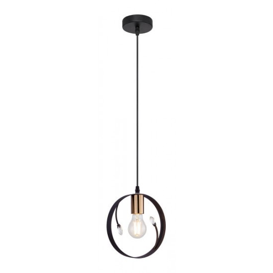 ΦΩΤΙΣΤΙΚΟ ΚΡΕΜΑΣΤΟ VIGO Φ20cm 1XE27 GLOBO LIGHTING 15346-1