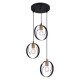 ΦΩΤΙΣΤΙΚΟ ΚΡΕΜΑΣΤΟ VIGO Φ39cm 3XE27 GLOBO LIGHTING 15346-3