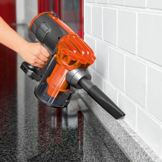 Ηλεκτρική σκούπα 2 σε 1, χωρίς σακούλα, 600W, ενεργειακής κλάσης Α, σε πορτοκαλί χρώμα BS 1948 CB ORANGE