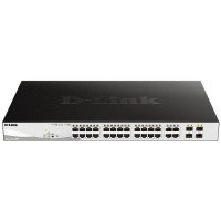 28-Port Max Poe Gigabit Smart Managed switch, 24xPoE & 4xSFP ports, 370W.
