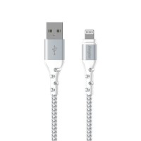 Καλώδιο USB 2.0 A αρσ. σε Lightning, 2m, σε λευκό χρώμα 