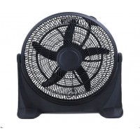 ΑΝΕΜΙΣΤΗΡΑΣ BOX FAN ΣΤΡΟΓΓΥΛΟΣ ΜΑΥΡΟΣ Φ50 100W