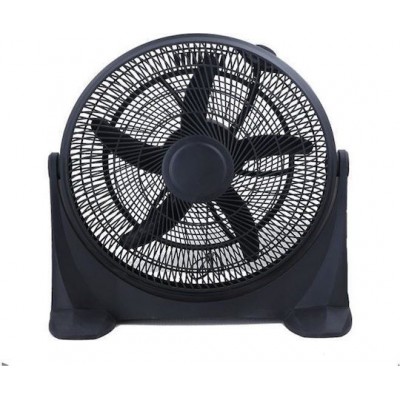 ΑΝΕΜΙΣΤΗΡΑΣ BOX FAN ΣΤΡΟΓΓΥΛΟΣ ΜΑΥΡΟΣ Φ50 100W