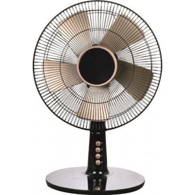 ΑΝΕΜΙΣΤΗΡΑΣ ΕΠΙΤΡΑΠΕΖΙΟΣ ΜΑΥΡΟ-ΧΡΥΣΟ Φ35 40W