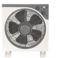 ΑΝΕΜΙΣΤΗΡΑΣ BOX FAN ΤΕΤΡΑΓΩΝΟΣ ΑΣΠΡΟ-ΓΚΡΙ Φ37 45W